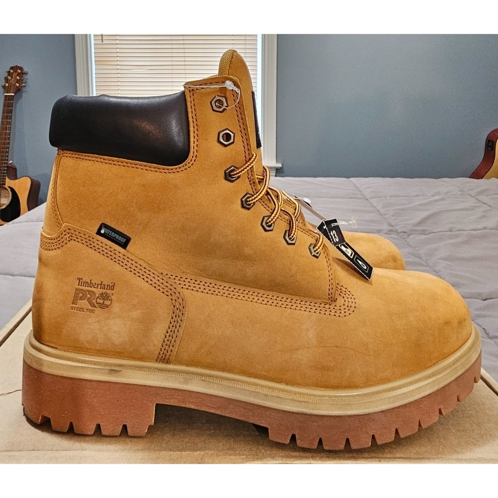 Timberland PRO® (Men's 13 M) 6" Direct Attach™ Waterproof Steel Toe Work Boots - Picture 2 of 12